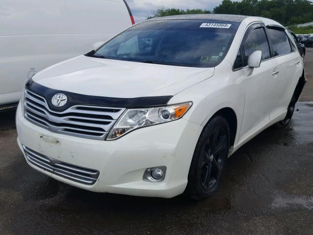 4T3BK3BB1AU044783 - 2010 TOYOTA VENZA BASE WHITE photo 2