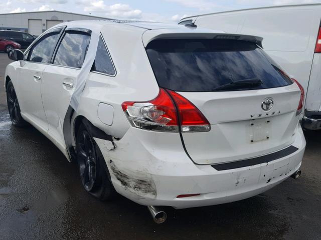 4T3BK3BB1AU044783 - 2010 TOYOTA VENZA BASE WHITE photo 3