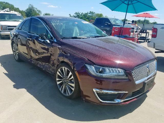 3LN6L5E93HR648459 - 2017 LINCOLN MKZ RESERV MAROON photo 1