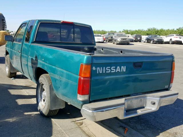 1N6SD16S3SC407496 - 1995 NISSAN TRUCK KING GREEN photo 3