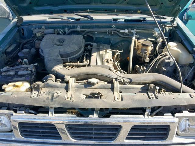 1N6SD16S3SC407496 - 1995 NISSAN TRUCK KING GREEN photo 7