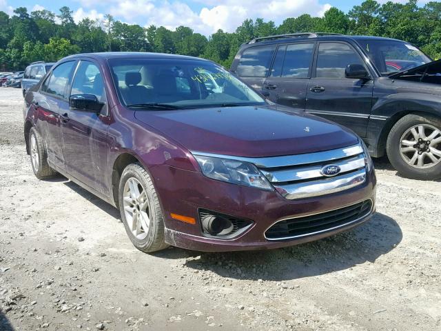 3FAHP0GA7CR262038 - 2012 FORD FUSION S PURPLE photo 1