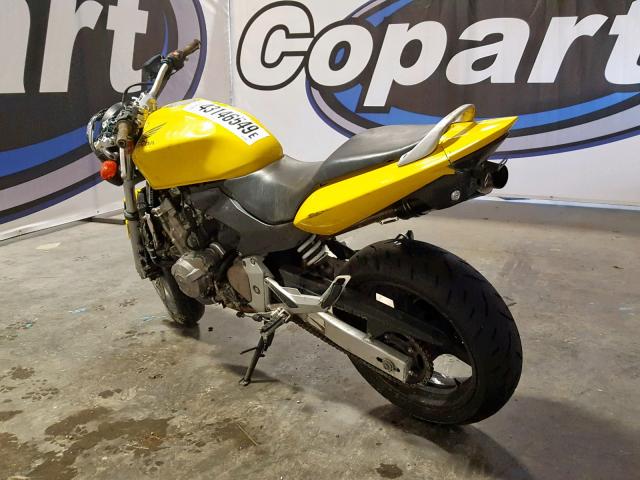 ZDCPC36054F000392 - 2004 HONDA CB600 F YELLOW photo 3