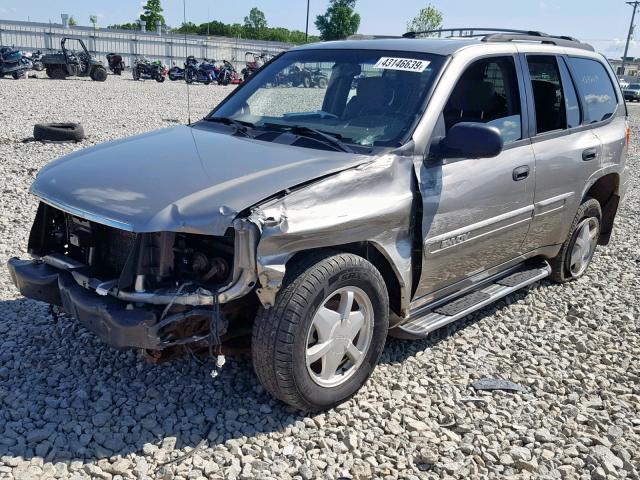 1GKDT13S032321383 - 2003 GMC ENVOY GRAY photo 2