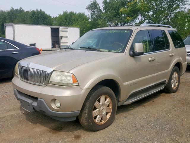 5LMEU88H85ZJ03939 - 2005 LINCOLN AVIATOR 棕色 照片 2