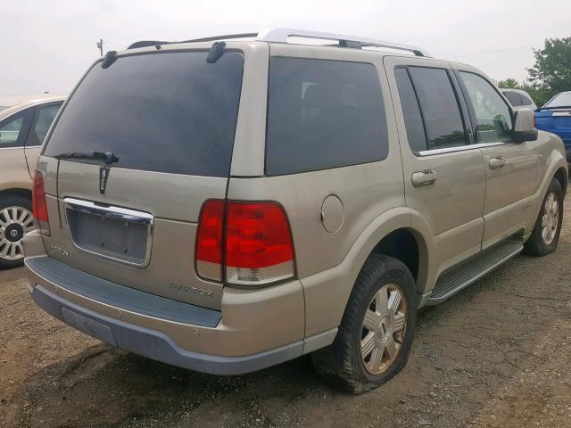 5LMEU88H85ZJ03939 - 2005 LINCOLN AVIATOR 棕色 照片 4