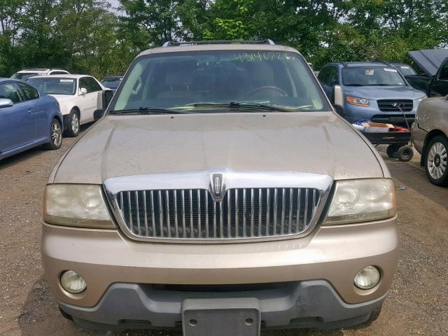 5LMEU88H85ZJ03939 - 2005 LINCOLN AVIATOR 棕色 照片 9