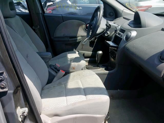 1G8AJ55F27Z130342 - 2007 SATURN ION LEVEL SILVER photo 5