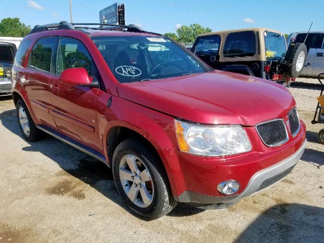 2CKDL63F466043714 - 2006 PONTIAC TORRENT BURGUNDY photo 1