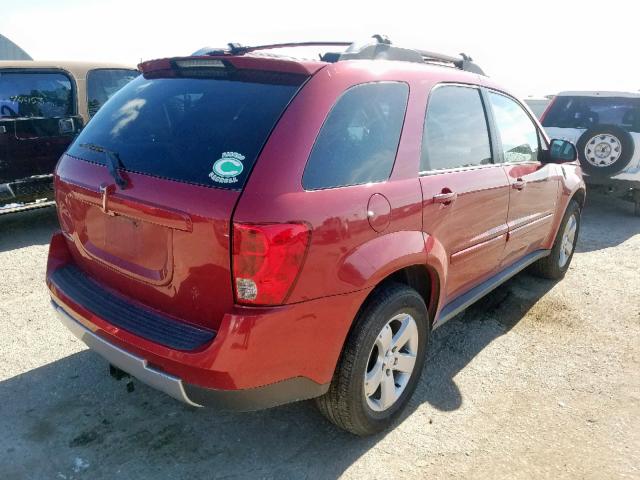 2CKDL63F466043714 - 2006 PONTIAC TORRENT BURGUNDY photo 4