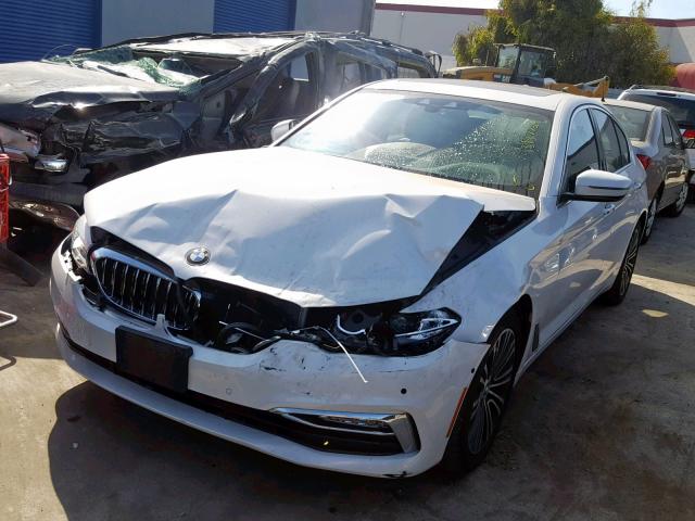 WBAJE5C54JWA95476 - 2018 BMW 540 I WHITE photo 2