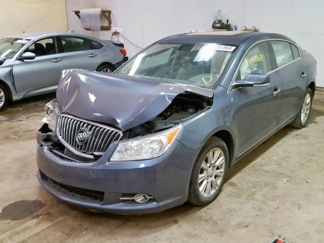 1G4GC5ER4DF288484 - 2013 BUICK LACROSSE BLUE photo 2