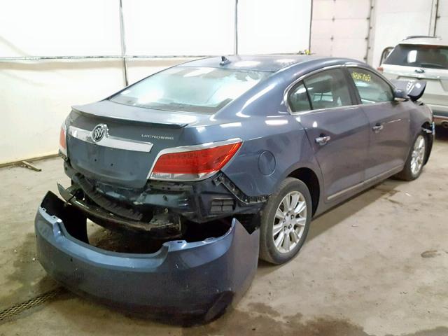 1G4GC5ER4DF288484 - 2013 BUICK LACROSSE BLUE photo 4