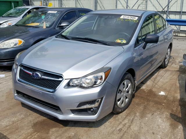 JF1GJAA6XFH009180 - 2015 SUBARU IMPREZA SILVER photo 2