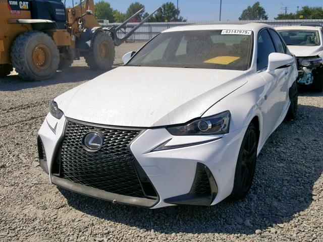 JTHBA1D29J5078917 - 2018 LEXUS IS 300 WHITE photo 2