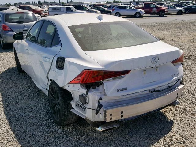 JTHBA1D29J5078917 - 2018 LEXUS IS 300 WHITE photo 3