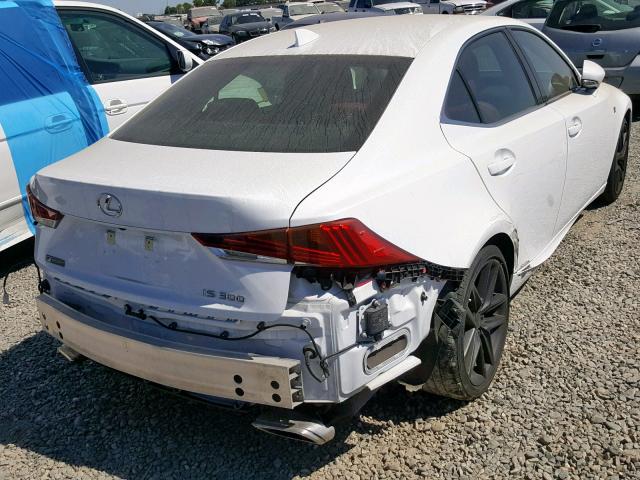 JTHBA1D29J5078917 - 2018 LEXUS IS 300 WHITE photo 4