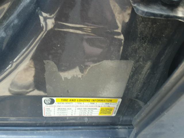 1G1ZC5E1XBF165950 - 2011 CHEVROLET MALIBU 1LT GRAY photo 10