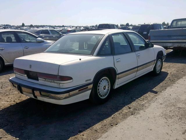 2G4WD54L7M1900500 - 1991 BUICK REGAL LIMI WHITE photo 4