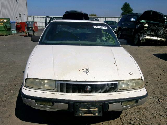 2G4WD54L7M1900500 - 1991 BUICK REGAL LIMI WHITE photo 9