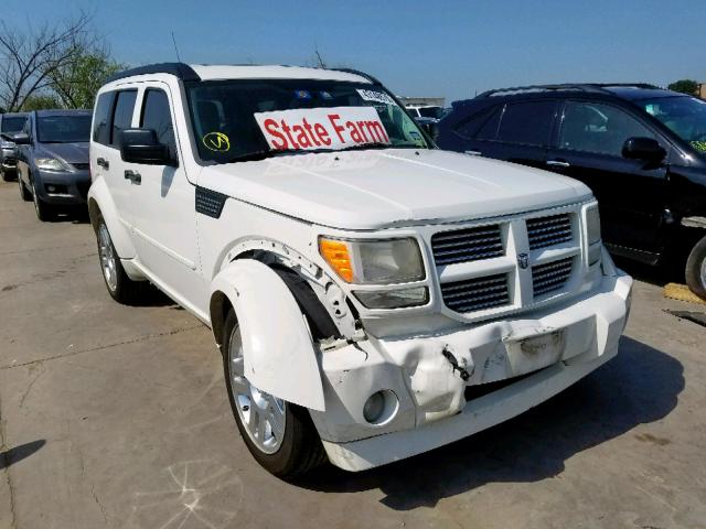 1D8GU58648W129863 - 2008 DODGE NITRO R/T WHITE photo 1