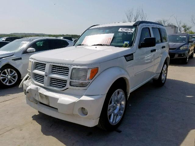 1D8GU58648W129863 - 2008 DODGE NITRO R/T WHITE photo 2