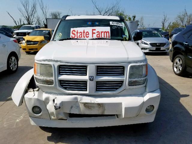 1D8GU58648W129863 - 2008 DODGE NITRO R/T WHITE photo 9