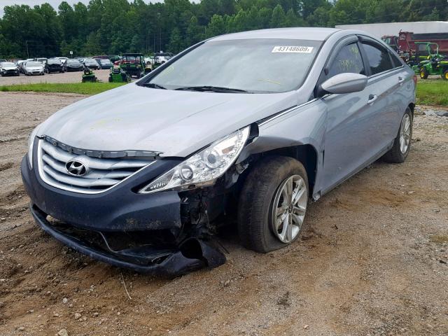 5NPEB4AC7BH026097 - 2011 HYUNDAI SONATA GLS BLUE photo 2