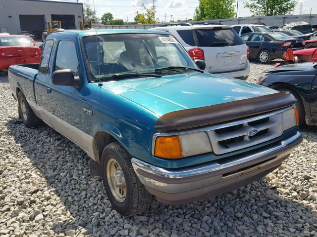 1FTCR14X1VPA45558 - 1997 FORD RANGER SUP GREEN photo 1