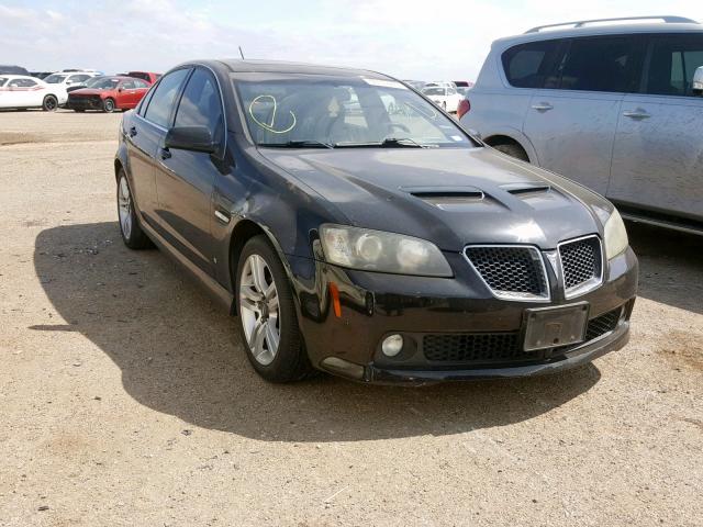 6G2ER57739L213913 - 2009 PONTIAC G8 BLACK photo 1