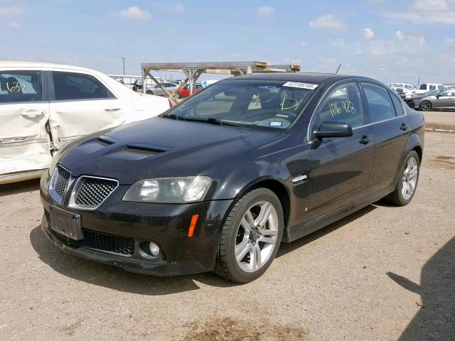 6G2ER57739L213913 - 2009 PONTIAC G8 BLACK photo 2