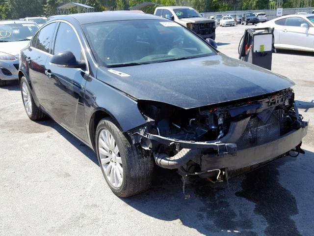 2G4GS5EV2D9126619 - 2013 BUICK REGAL PREM BLACK photo 1