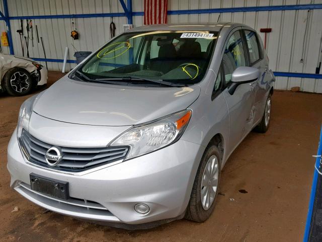 3N1CE2CP7GL357291 - 2016 NISSAN VERSA NOTE SILVER photo 2