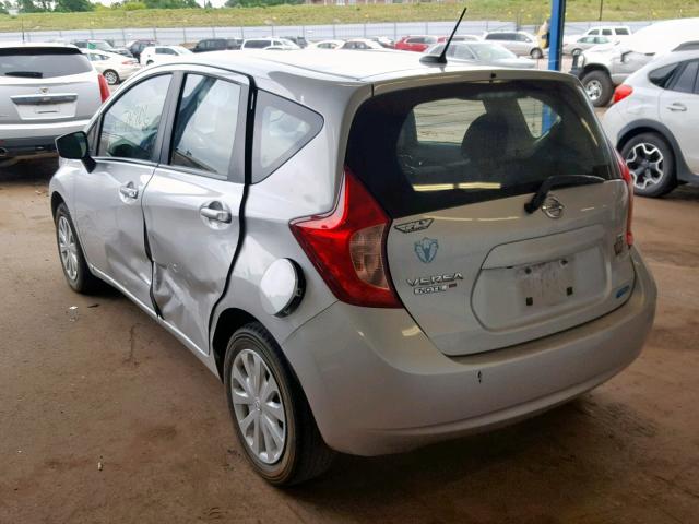 3N1CE2CP7GL357291 - 2016 NISSAN VERSA NOTE SILVER photo 3