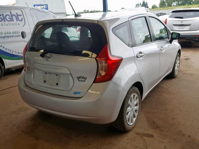 3N1CE2CP7GL357291 - 2016 NISSAN VERSA NOTE SILVER photo 4