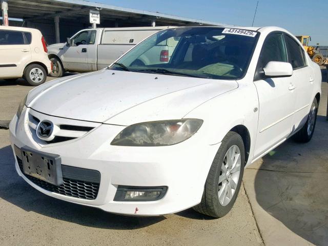 JM1BK124771710994 - 2007 MAZDA 3 S WHITE photo 2