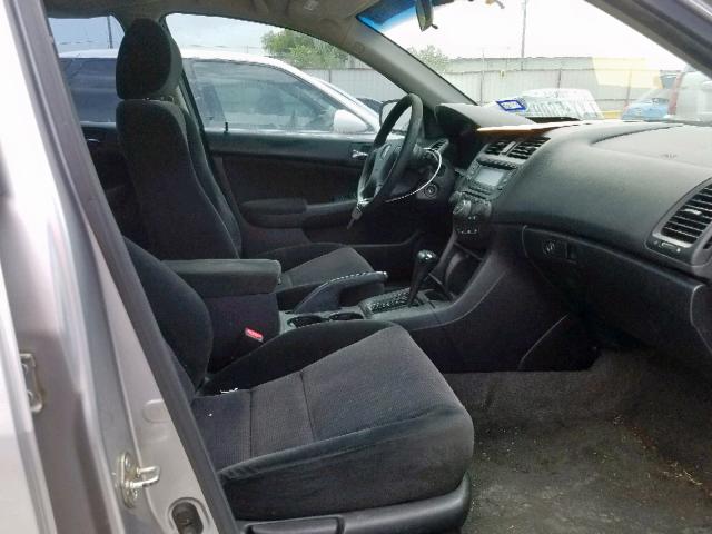 3HGCM56465G705253 - 2005 HONDA ACCORD LX SILVER photo 5