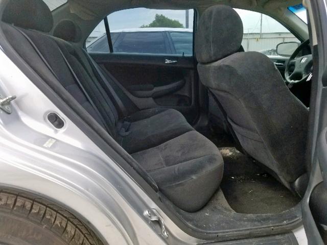 3HGCM56465G705253 - 2005 HONDA ACCORD LX SILVER photo 6