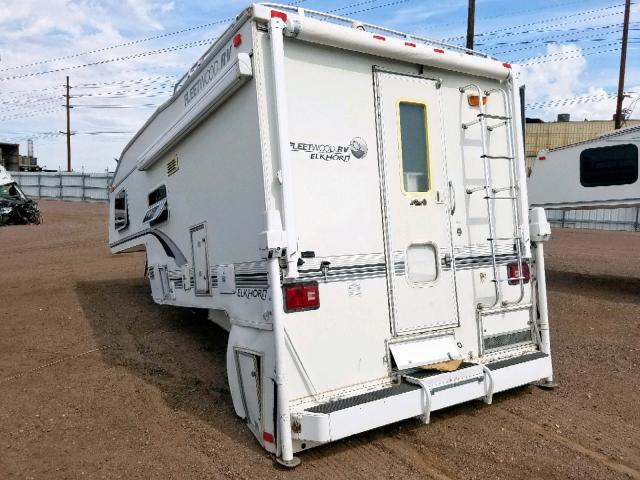 1EK6U090522303315 - 2002 FLEETWOOD TRAVEL WHITE photo 3