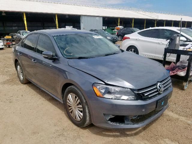 1VWAT7A35EC039067 - 2014 VOLKSWAGEN PASSAT S GRAY photo 1