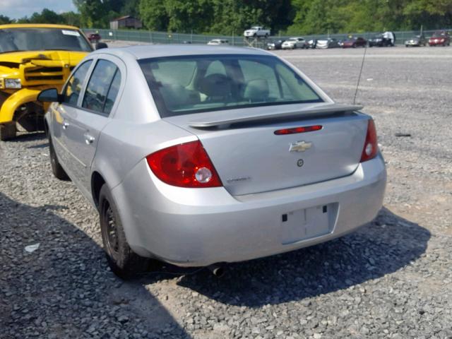 1G1AK52F157563806 - 2005 CHEVROLET COBALT SILVER photo 3