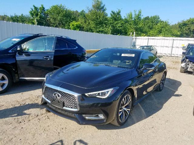 JN1CV7EK7HM110570 - 2017 INFINITI Q60 BASE BLACK photo 2