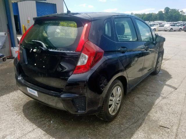 JHMGK5H52GX014584 - 2016 HONDA FIT LX BLACK photo 4