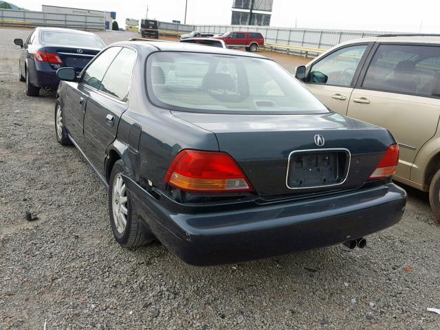 JH4UA2653WC004949 - 1998 ACURA 2.5TL GREEN photo 3