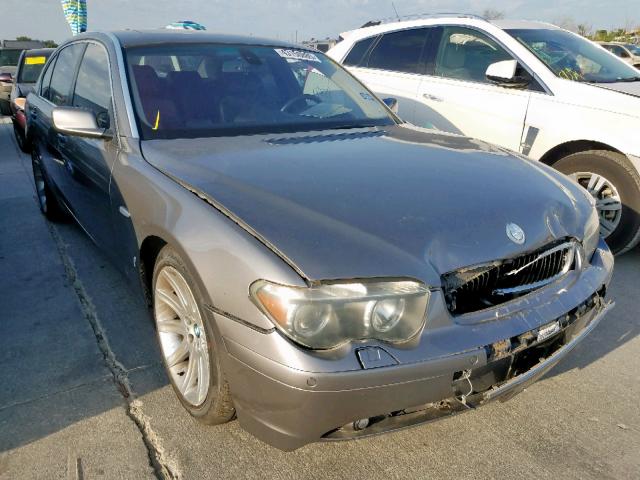 WBAGN63545DS59758 - 2005 BMW 745 LI BLUE photo 1