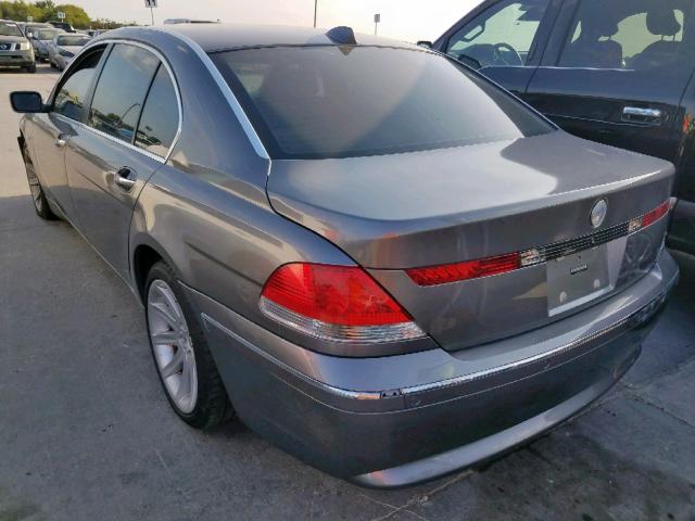 WBAGN63545DS59758 - 2005 BMW 745 LI BLUE photo 3