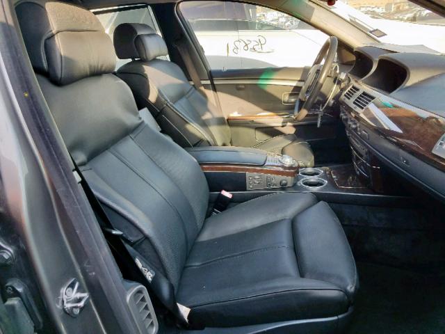 WBAGN63545DS59758 - 2005 BMW 745 LI BLUE photo 5