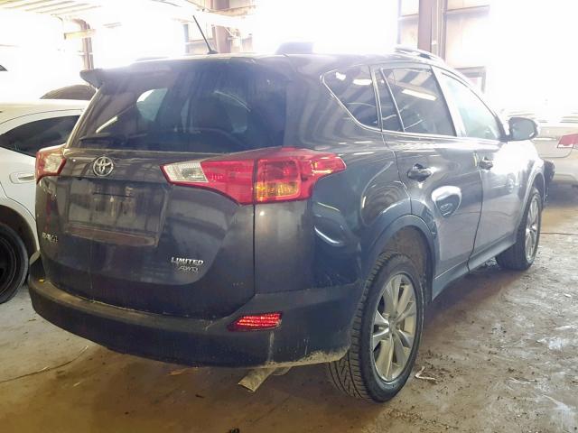 2T3DFREV7DW091147 - 2013 TOYOTA RAV4 LIMIT GRAY photo 4