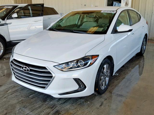 5NPD84LF6HH066360 - 2017 HYUNDAI ELANTRA WHITE photo 2