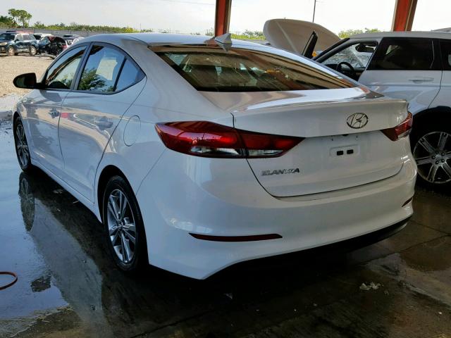 5NPD84LF6HH066360 - 2017 HYUNDAI ELANTRA WHITE photo 3